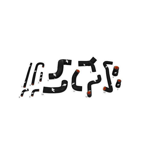1988-1991 BMW 3 Series E30 M3 Mishimoto Black Silicone Hose Kit