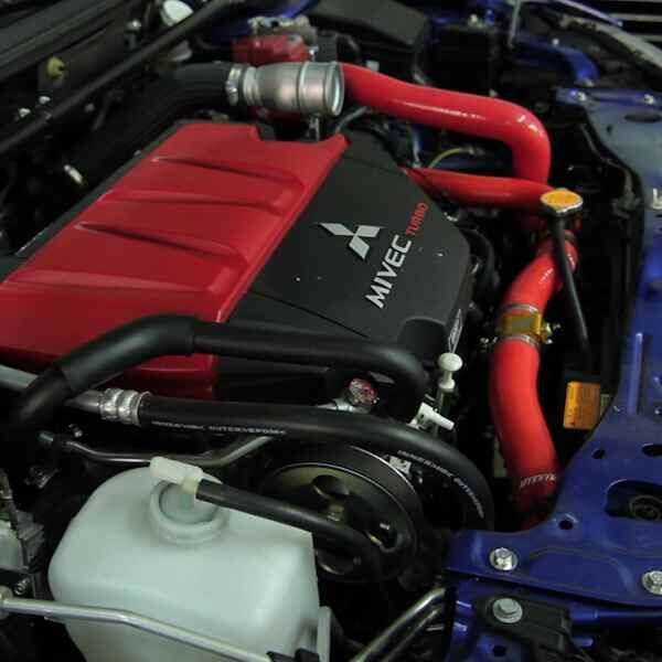 2008-2013 Mitsubishi EVO X Mishimoto Blue Silicone Hose Kit
