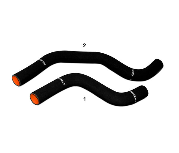 2001-2002 Mitsubishi EVO 7 VII Mishimoto Black Silicone Hose Kit