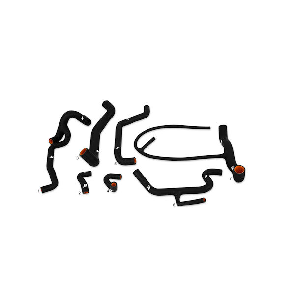 1995-1998 VW Golf VR6 Mishimoto Black Silicone Hose Kit