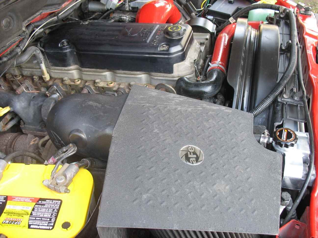 2003-2004 Dodge Ram 5.9L Cummins Diesel Mishimoto Red Hose Kit