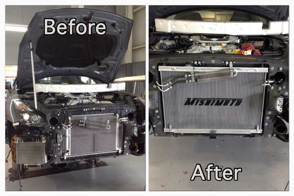 2009-2013 Nissan Skyline R35 GTR Mishimoto Aluminum Radiator