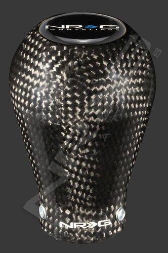 Heavy Weight Style 50mm 230g Shift Knob by NRG - Brush Aluminum