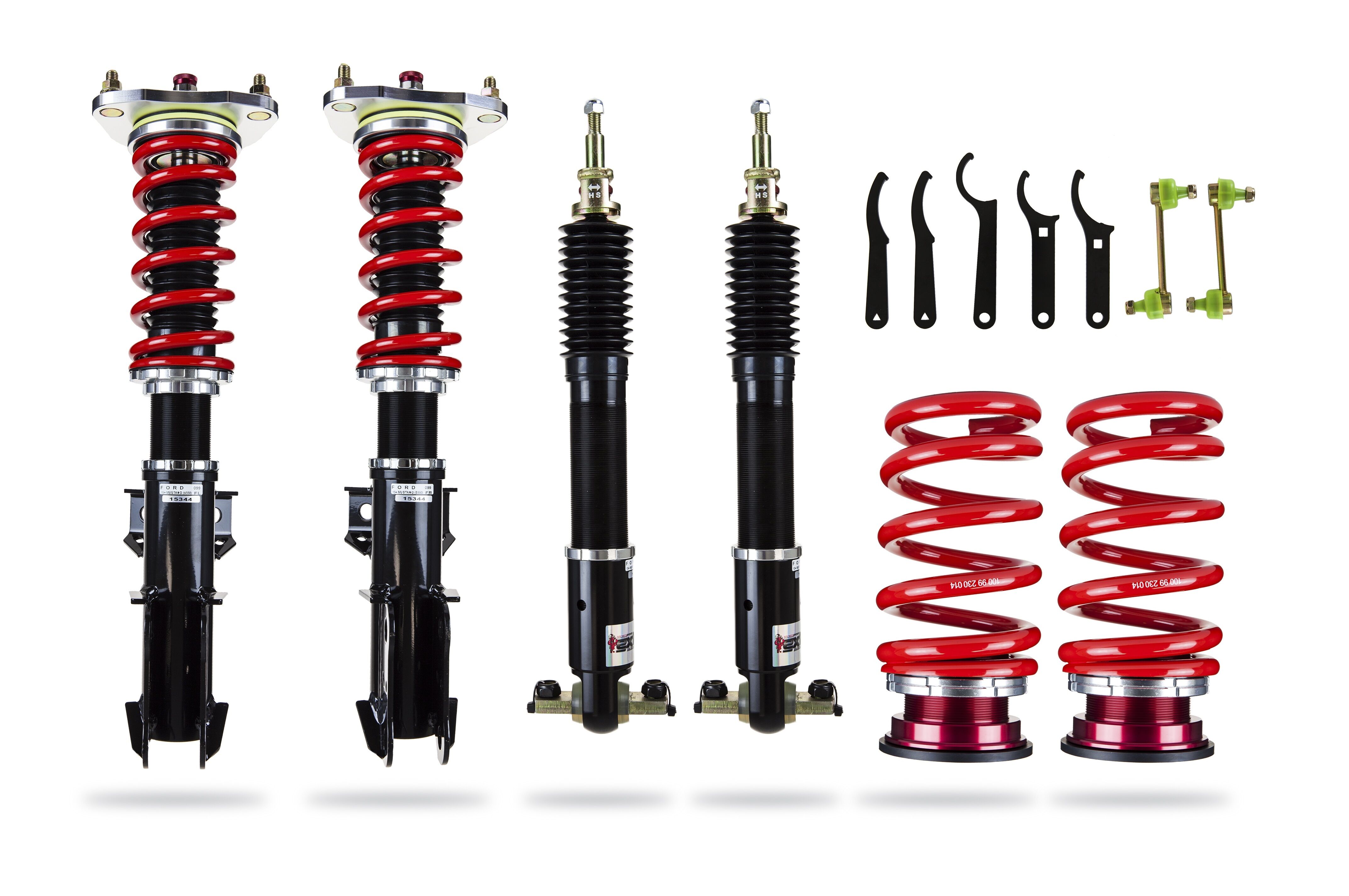 2015-2023 Ford Mustang EcoBoost/EcoBoost Premium/GT/GT Premium/V6 Pedders Coilovers 4PC - PED-160099