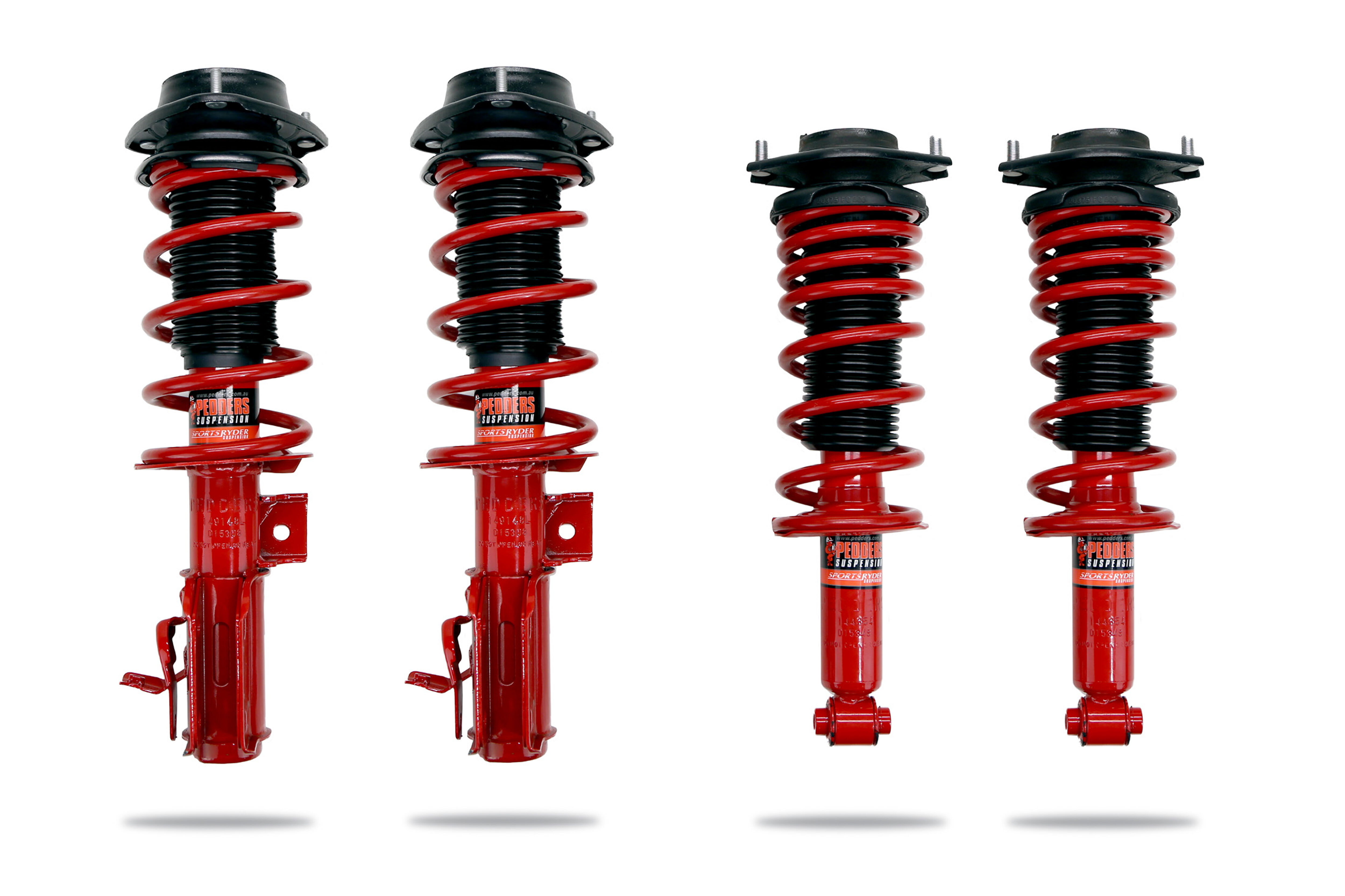 2015 Subaru BRZ Series.Blue Pedders Lowering Springs + Shock Absorber Kit Front and Rear 8PC - PED-803050