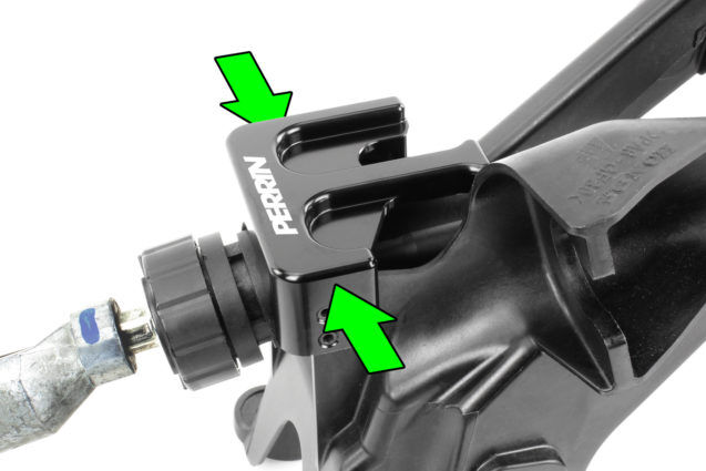 2017-2021 Honda Civic Si/Type-R Coupe/Sedan/Touring HB Black Shifter Cable Lock by Perrin