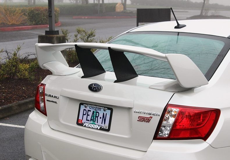 2011-2014 Subaru Impreza WRX & STI Sedan Black Wing Stabilizer by Perrin