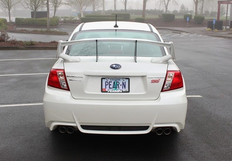 2011-2014 Subaru Impreza WRX & STI Sedan Black Wing Stabilizer by Perrin