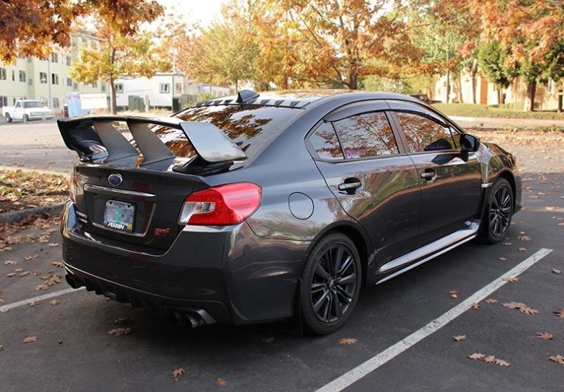 2015-2021 Subaru WRX STI Sedan Black Wing Stabilizer by Perrin
