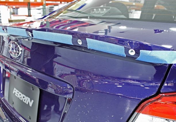 2015-2021 Subaru WRX & STI Black Gurney Flap by Perrin
