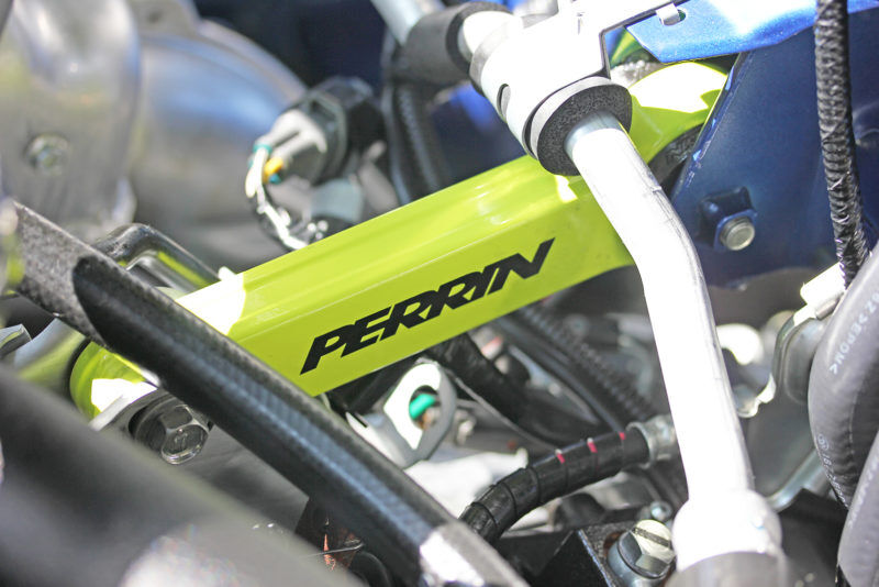 2005-2009 Subaru Legacy Base/GT & Outback XT Neon Yellow Pitch Stop Mount by Perrin