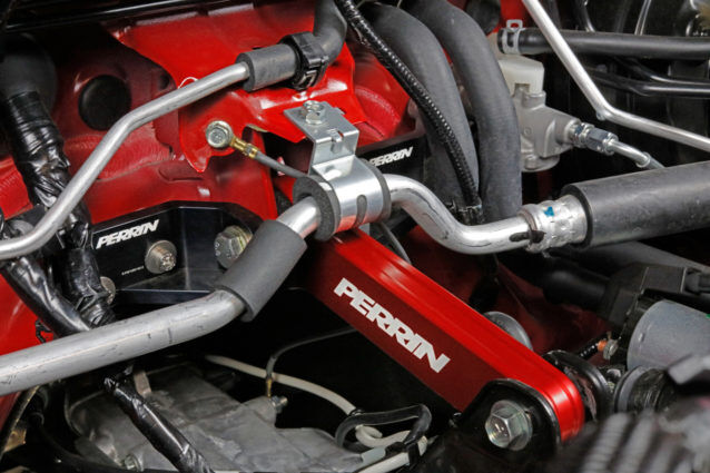2005-2009 Subaru Legacy Base/GT & Outback XT Red Pitch Stop Mount by Perrin
