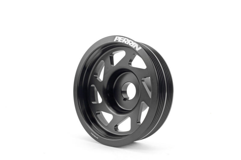 1993-2014 Subaru Impreza WRX & STI EJ Black Lightweight Crank Pulley by Perrin