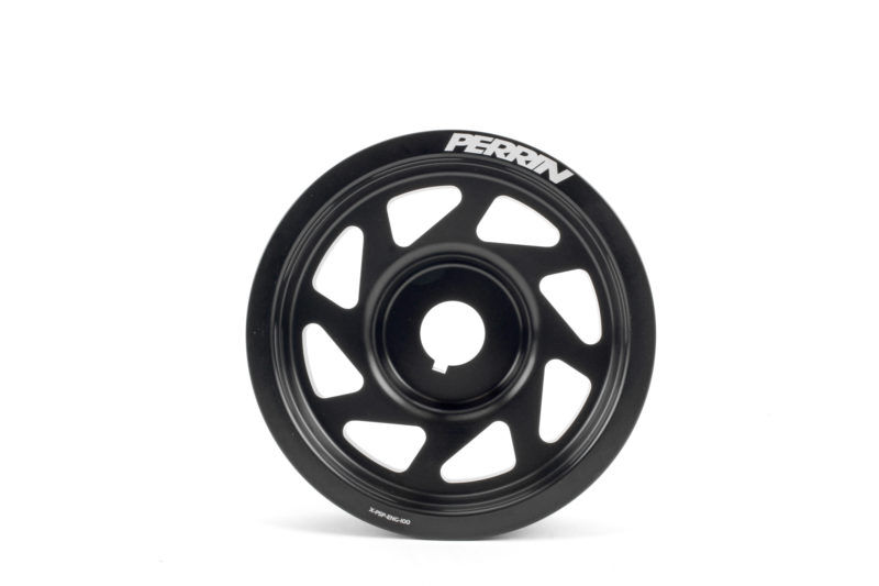 1993-2014 Subaru Impreza WRX & STI EJ Black Lightweight Crank Pulley by Perrin - PSP-ENG-100BK