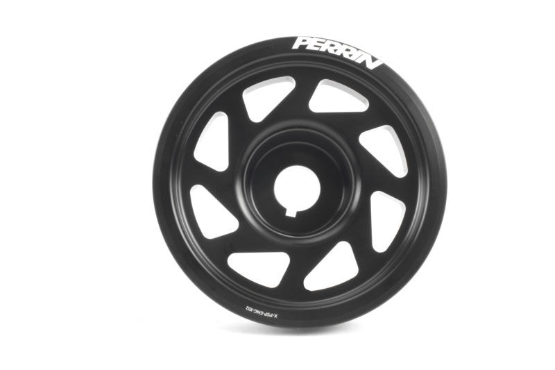 1995-2004 Subaru Outback EJ Black Lightweight Crank Pulley by Perrin - PSP-ENG-102BK
