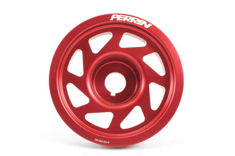 1993-2014 Subaru Impreza WRX & STI EJ Red Lightweight Crank Pulley by Perrin - PSP-ENG-102RD