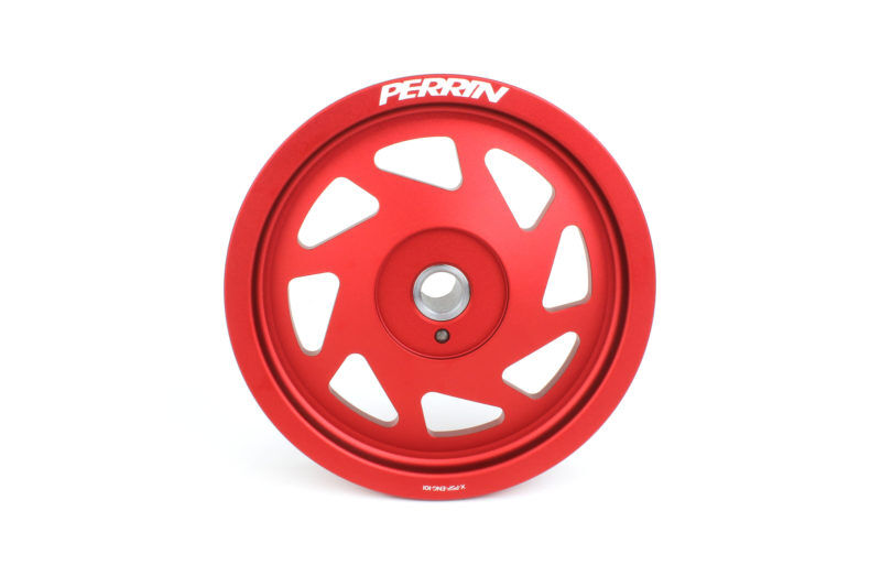 2017-2022 Subaru Impreza FA/FB Red Lightweight Crank Pulley by Perrin - PSP-ENG-106RD