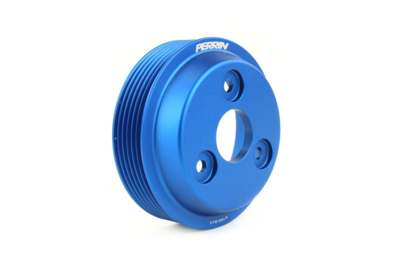 2014-2018 Subaru Forester XT Blue Water Pump Pulley by Perrin - PSP-ENG-111BL
