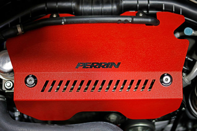 2015-2021 Subaru WRX Red Belt Cover by Perrin