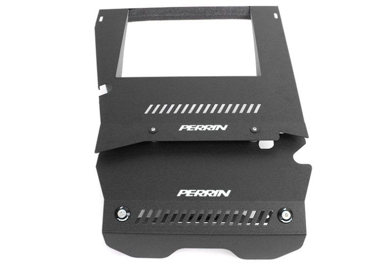 2015-2021 Subaru WRX Black Intercooler Shroud and Belt Cover Kit by Perrin