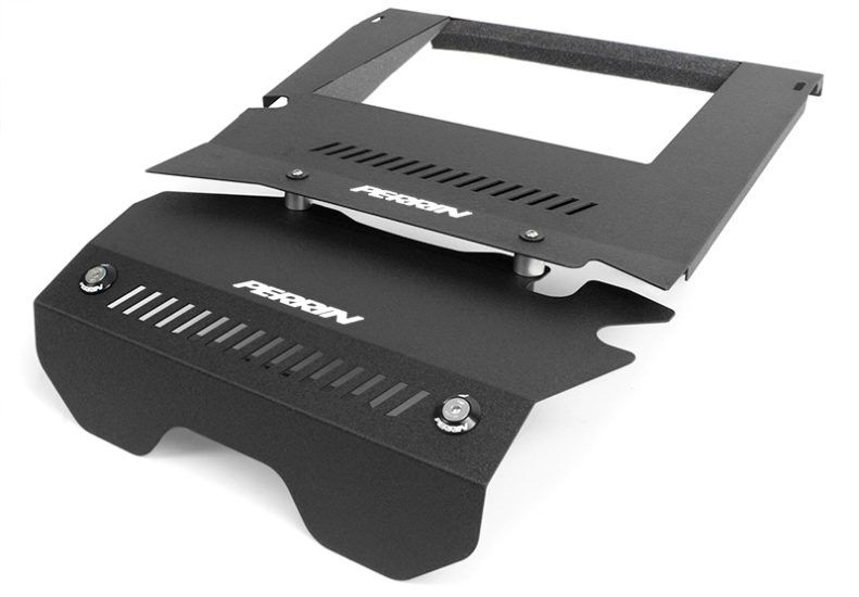 2015-2021 Subaru WRX Black Intercooler Shroud and Belt Cover Kit by Perrin - PSP-ENG-165BK