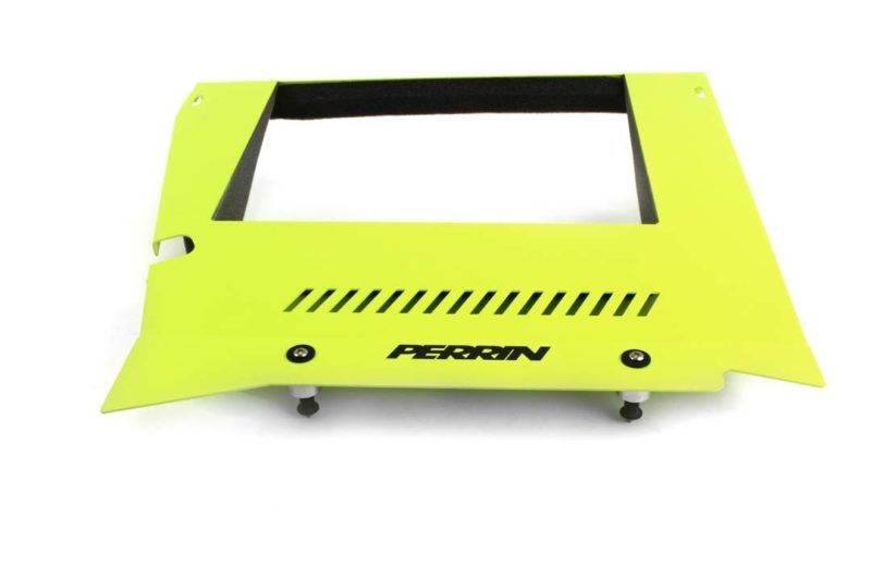 2015-2021 Subaru WRX Neon Yellow Intercooler Shroud and Belt Cover Kit by Perrin