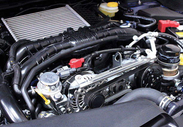 2015-2021 Subaru WRX Black Engine Cover Lockdown by Perrin