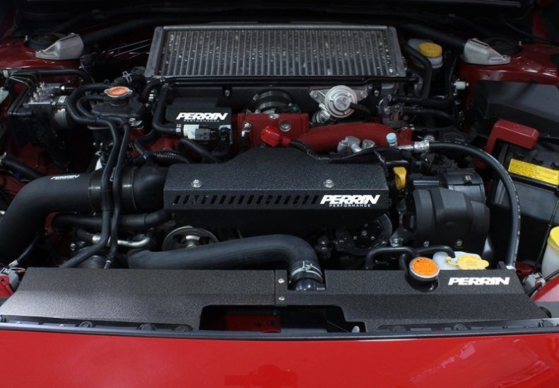 2015-2021 Subaru WRX & STI Black Radiator Shroud by Perrin