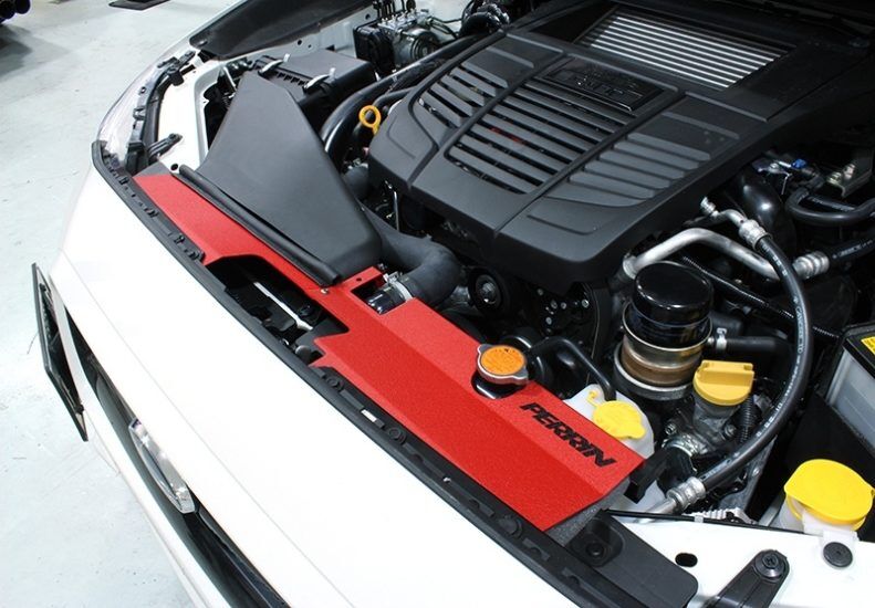2015-2021 Subaru WRX & STI Red Radiator Shroud by Perrin