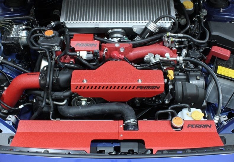 2015-2021 Subaru WRX & STI Red Radiator Shroud by Perrin