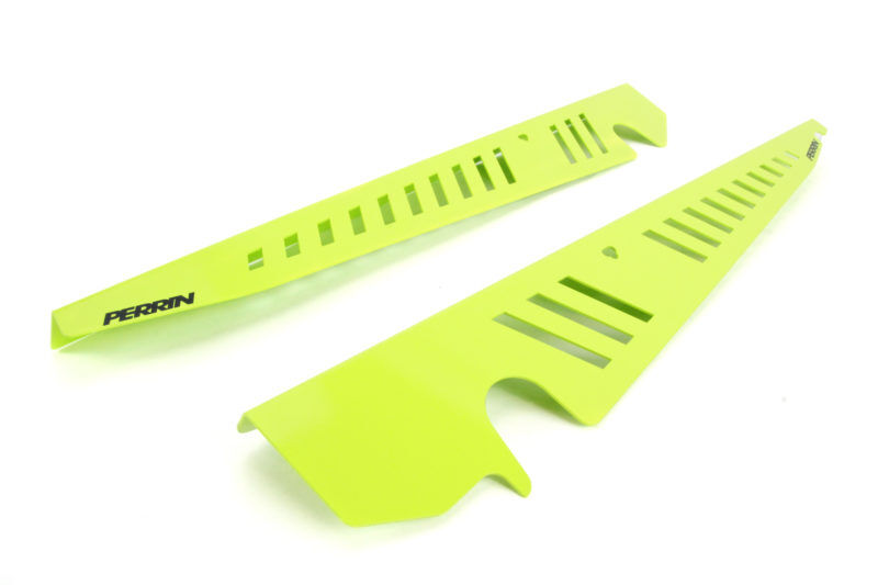 2015-2021 Subaru WRX & STI Neon Yellow Fender Shroud by Perrin - PSP-ENG-550NY