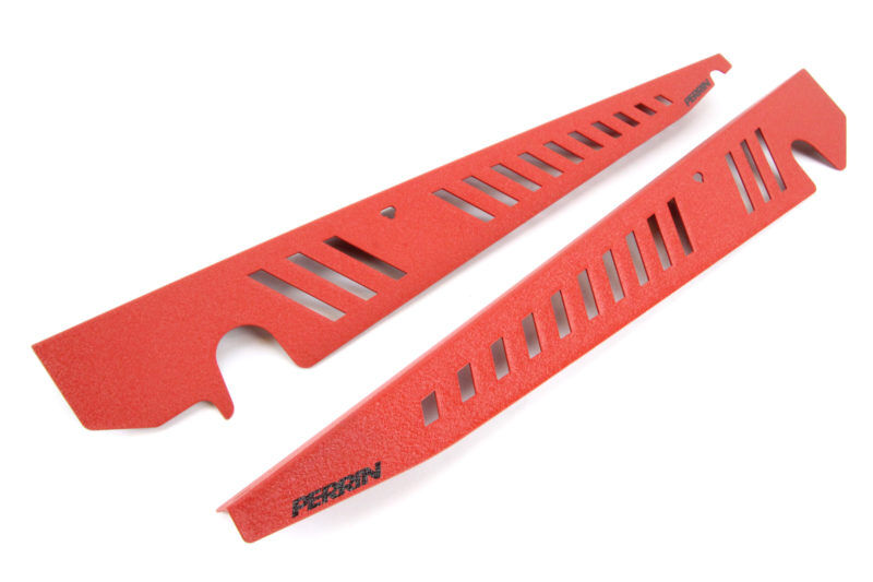 2015-2021 Subaru WRX & STI Red Fender Shroud by Perrin - PSP-ENG-550RD