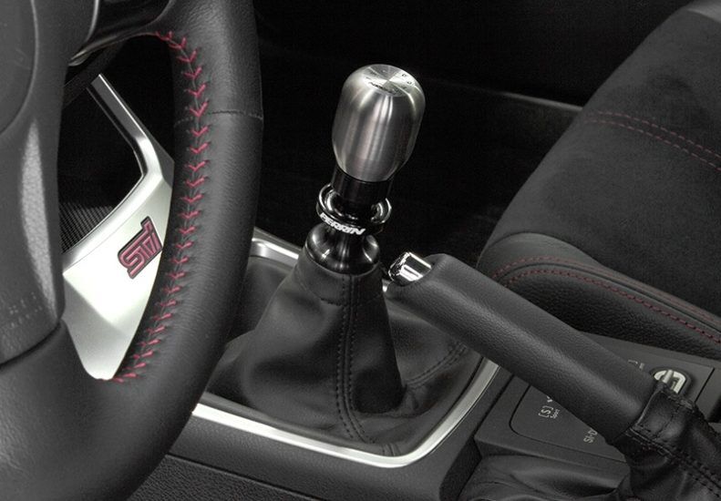 2004-2014 Subaru Impreza STI Black Reverse Lockout Lever by Perrin
