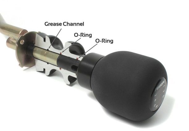 2013-2020 Subaru BRZ Black Reverse Lockout Lever by Perrin