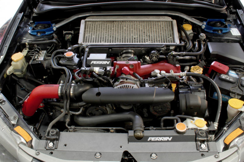 2008-2015 Subaru Impreza WRX & STI Red Cold Air Intake by Perrin