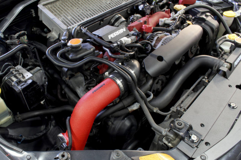 2008-2015 Subaru Impreza WRX & STI Red Cold Air Intake by Perrin