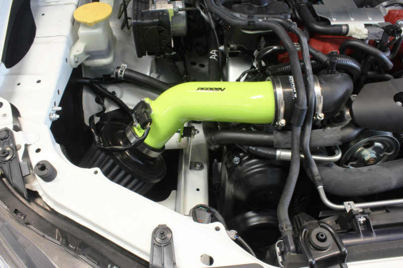 2018-2021 Subaru WRX STI Neon Yellow Cold Air Intake by Perrin