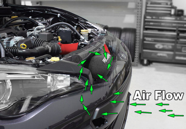 2013-2016 Scion FR-S Black Cold Air Intake by Perrin