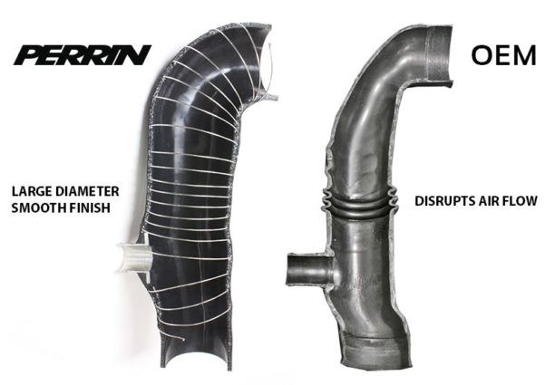 2004-2008 Subaru Forester XT Red 2.4" Inlet Hose by Perrin