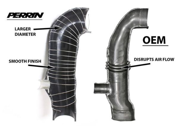 2014-2021 Subaru WRX STI Black 3" Inlet Hose by Perrin