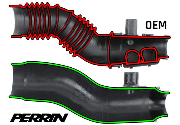 2015-2021 Subaru WRX Black 3" Inlet Hose by Perrin