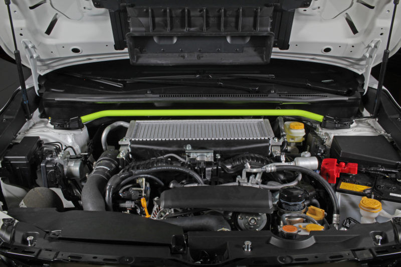 2022-2023 Subaru WRX Neon Yellow Strut Brace by Perrin