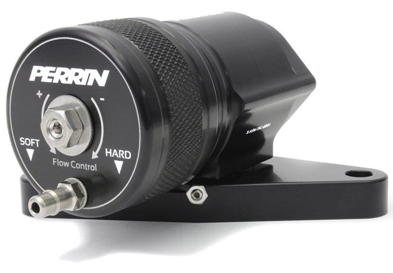 2004-2021 Subaru Impreza STI Black Recirculating BOV/Bypass Valve by Perrin - PSP-TAC-600BK