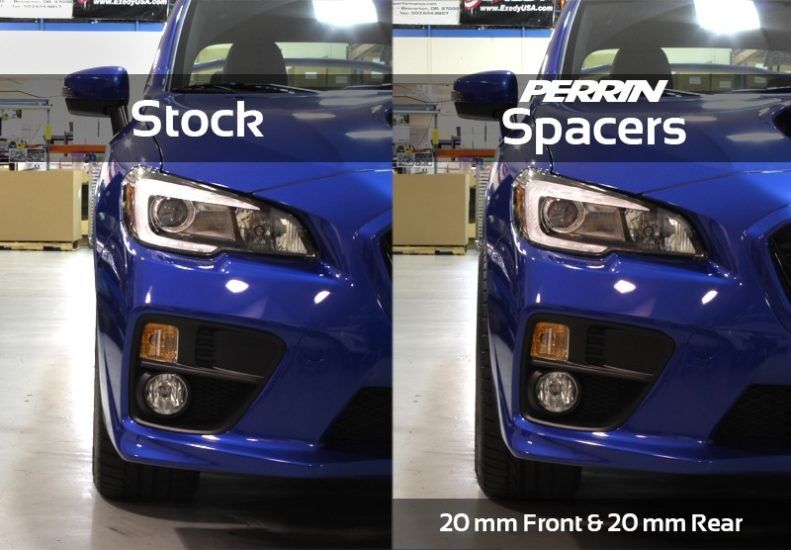 1997-2018 Subaru Forester Base/XT Black 25mm Wheel Spacers by Perrin