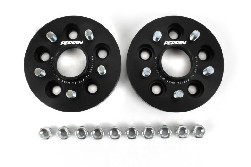 1997-2018 Subaru Forester Base/XT Black 25mm Wheel Spacers by Perrin