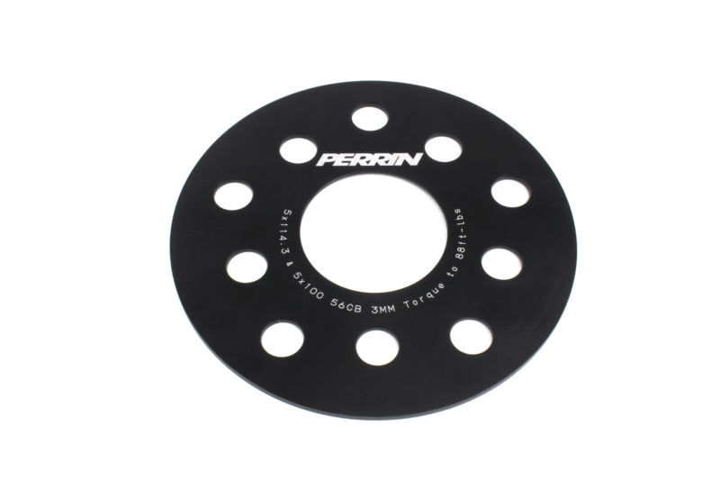 1990-2023 Subaru Legacy Black 3mm Wheel Spacers by Perrin
