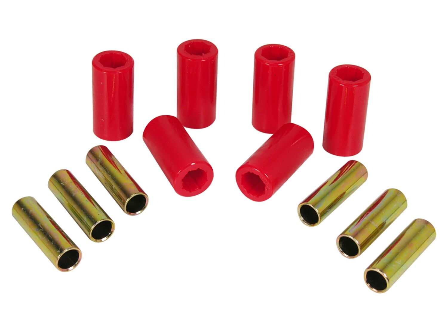 1975 Jeep CJ5 Front Leaf Spring Eye/Shackle Bushing Kit Red Prothane - 1-1001