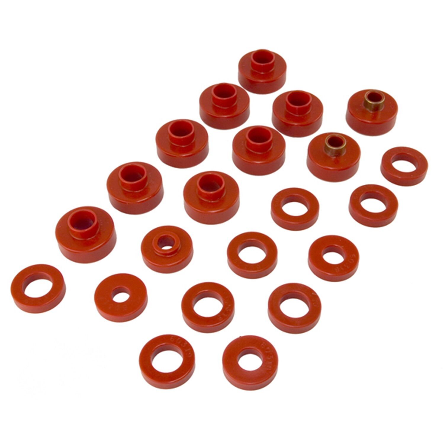 1976-1979 Jeep CJ5 Body Mount Kit Red Prothane - 1-102