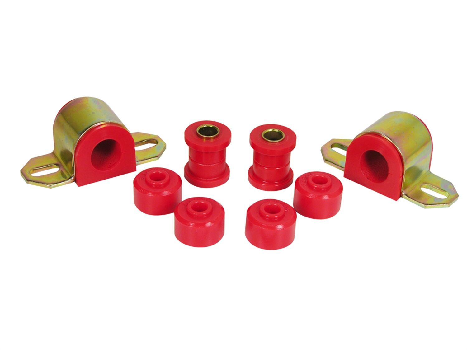 1984-2001 Jeep Cherokee Front Sway Bar Bushing Kit Red Prothane - 1-1104