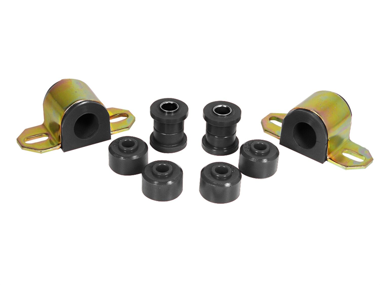 1984-2001 Jeep Cherokee Front Sway Bar Bushing Kit Black Prothane - 1-1105-BL